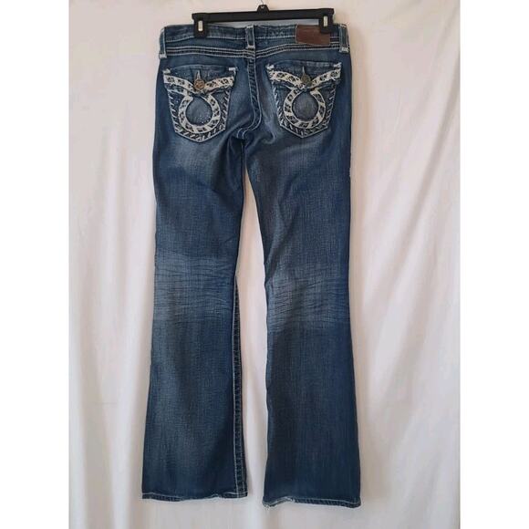 Big Star Womens Distressed Liv Bootcut Jeans 28 X 30 Y2K - Picture 4 of 6